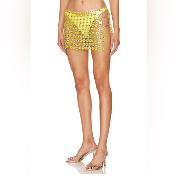 Camila Coelho Dresses & Skirts - Camila Coelho Lilah Mini Skirt in Yellow Daisy